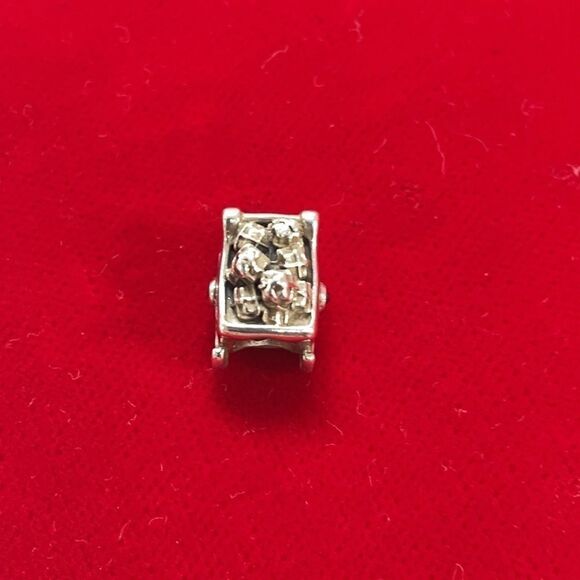 Pandora ALE Sterling Silver Santa’s Sleigh Charm Retired Christmas - Picture 4 of 4